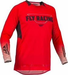 Fly Racing dres Evolution DST, 2023 červená/sivá