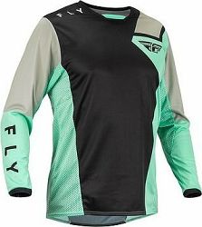 Fly Racing dres Kinetic Jet, 2023 čierna/mint/sivá