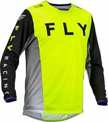 Fly Racing dres Kinetic Kore, 2023 hi-vis/čierna