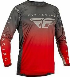 Fly Racing dres Lite, 2023 červená/sivá