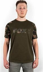 FOX Raglan Khaki/Camo Sleeve T-Shirt