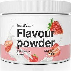 GymBeam Flavour powder, jahodový krém