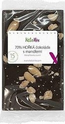 KetoMix 70 % Horká čokoláda s mandľami 100 g