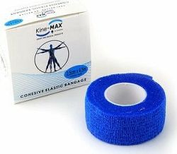 Kine-MAX Cohesive Elastic Bandage 2,5 cm × 4,5 m, modré