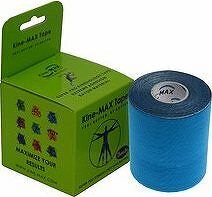 Kine-MAX SuperPro Rayon 7,5 cm kinesiology tape modrá