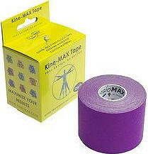 KineMAX SuperPro Cotton kinesiology tape fialová