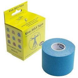 KineMAX SuperPro Cotton kinesiology tape modrá