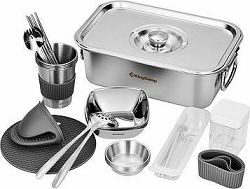 KingCamp 4 People Stainless Steel Hot Pot Set