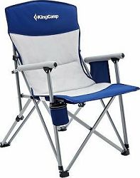 KingCamp Comfort Hard Arm Chair Blue/Grey