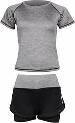 Merco Runner Short 2W fitness set sivý