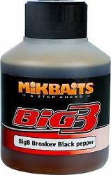 Mikbaits Legends Booster BigB Broskyňa Black pepper 250 ml