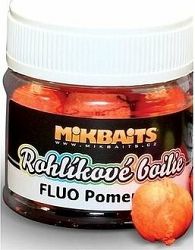 Mikbaits Rožkové boilies Fluo Pomaranč 50 ml