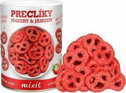 Mixit preclíky – Jogurtová čokoláda s jahodovým prachom