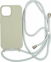 Mobile Origin Lanyard Case Light Grey iPhone 15