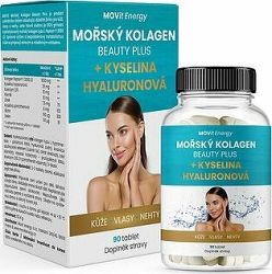 MOVit Morský Kolagén Beauty Plus + Kyselina hyaluronová 90 tbl.