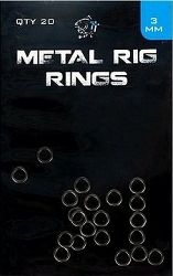 Nash Metal Rig Rings 3,0 mm 20 ks