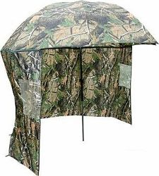 NGT Camo Brolly with Side Sheet 2,2 m