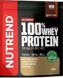 Nutrend 100% Whey Protein 1000 g, čokoláda + kakao