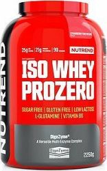 Nutrend ISO Whey Prozero, 2250 g, jahodový cheesecake