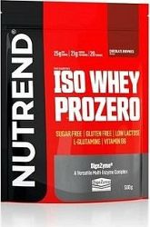 Nutrend ISO WHEY PROZERO, 500 g, čokoládové brownies