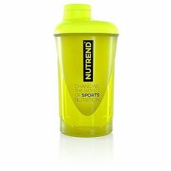 Nutrend Shaker 2019, žltý 600 ml