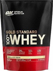 Optimum Nutrition 100 % Whey Gold Standard 450 g, Vanilla Ice Cream