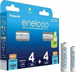 Panasonic eneloop HR6 2 000 mAh + HR03 800 mAh 8BP N