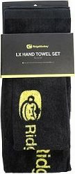 RidgeMonkey LX Hand Towel Set Black 2 ks