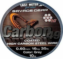 Savage Gear Carbon49 0,60 mm 16 kg 35 lb 10 m Coated Grey