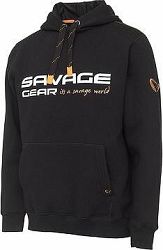 Savage Gear Cosmo Hoodie Black Ink Veľkosť XXL