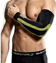 Select Compression arm sleeves 6610 (2-pack), black XL