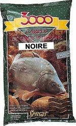 Sensas 3000 Carpes Noir 1 kg