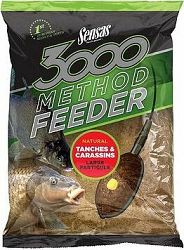 Sensas 3000 Method Feeder Tanches Carrasins 1 kg