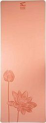 Sharp Shape PU Yoga mat Flower peach