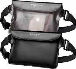 Spigen Aqua Shield WaterProof Waist Bag A620 2 Pack Black + Transparent Black