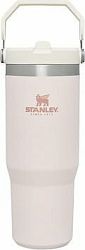 STANLEY Tumbler so slamkou/slamkou 890 ml Rose quartz