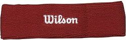 Wilson headband červená/biela veľ. UNI