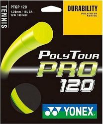 Yonex Poly Tour PRO 120, 1,20 mm, 12 m, žltý