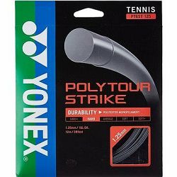 Yonex Poly Tour STRIKE 125, 1,25 mm, 12 m, čierny