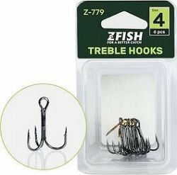 Zfish Treble Hooks Z-779 Veľkosť 8 6 ks