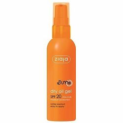 ZIAJA Sun Suchý olej na opaľovanie v gély s dávkovačom SPF 20 × 90 ml