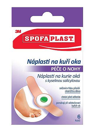 3M SPOFAPLAST 183 Náplasť na kurie oká 1 x 6 ks