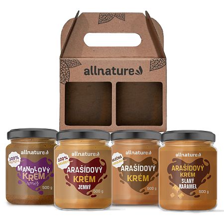 ALLNATURE Balíček arašidový krém jemný 500 g