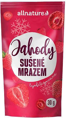 ALLNATURE Jahody sušené mrazom 30 g