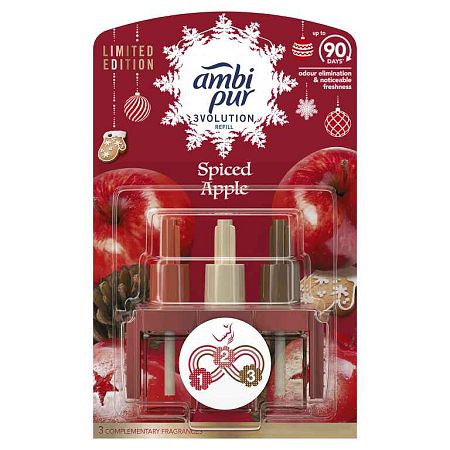 Ambi Pur 3Volution Náhradná Náplň Do Elektrického Osviežovača Vzduchu Spiced Apple 20 ml