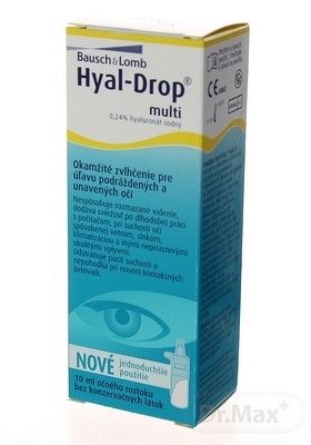 Bausch & Lomb Hyal Drop Multi očné kvapky 10 ml