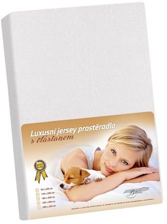 Bellatex plachta napínacia jersey s elastanom biela 100x200