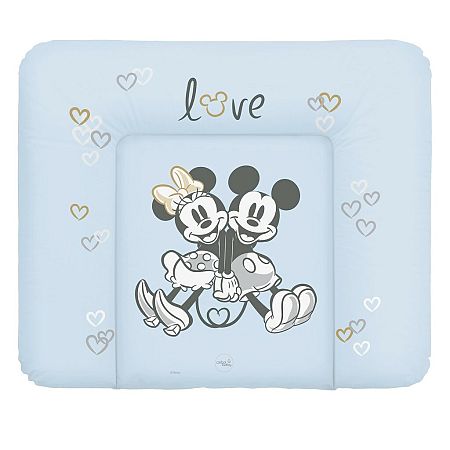 CEBA Podložka prebaľovacia mäkká na komodu (85x72) Disney Minnie & Mickey Blue