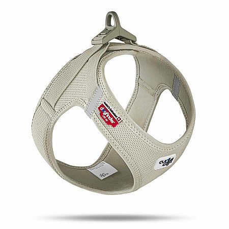 CURLI Postroj pre psy so sponou Air-Mesh Light Tan 2XS, 2-4 kg