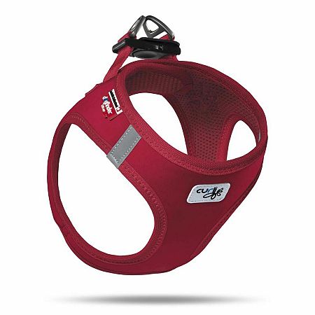 CURLI Postroj pre psy Softshell Red 2XS, 2-4 kg